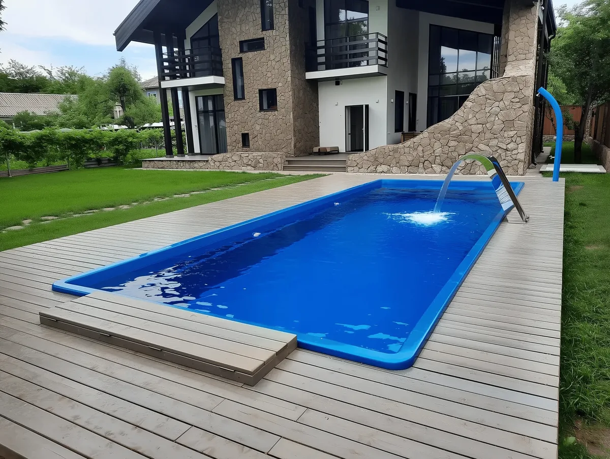 Композитный бассейн Laguna 9 — вид сверху в Калуге