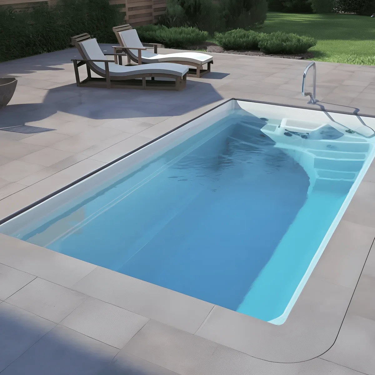 Композитный бассейн Laguna 5 — вид сверху в Калуге