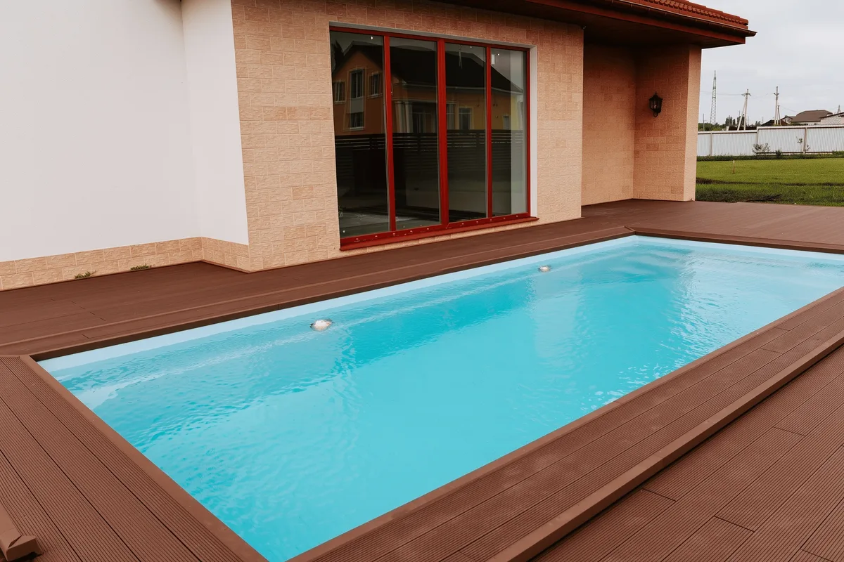 Композитный бассейн Laguna 8 — вид сверху в Калуге